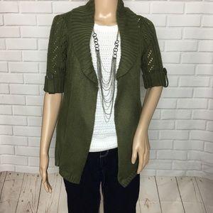 💜Decree Green Knit Sweater 💜